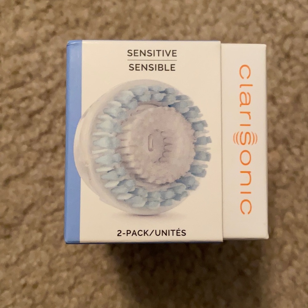 Clarisonic sensitive 2 pack face brush